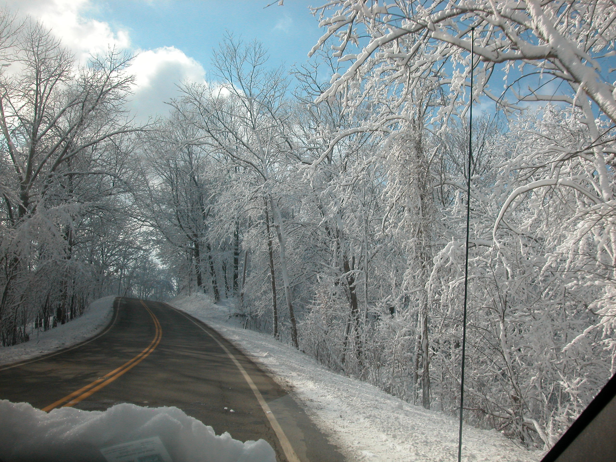 End or Winter Road Beauty