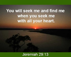 Seek and find God