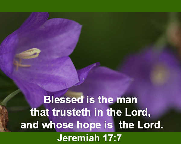 blessed when we trust God