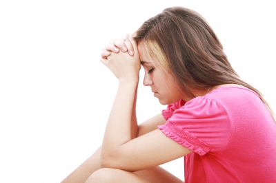 woman having devotions