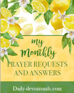 Prayer Request and Answers Journal