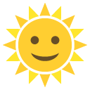 smiley sun